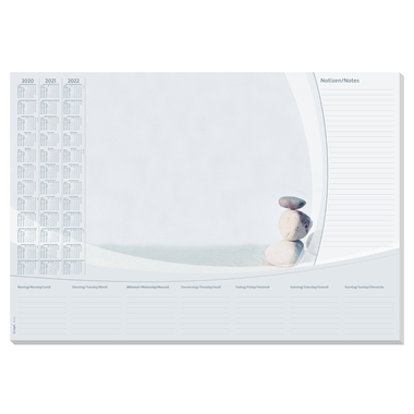 SIGEL Sous-main Kalendarium HO370 D/E/F 59,5x41cm