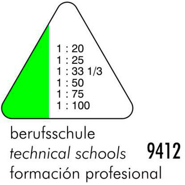 DUX Règle triangulaire 9412 école