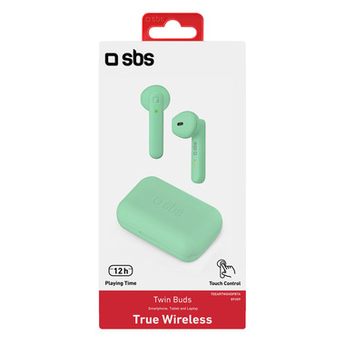 Écouteurs sans fil avec station de recharge de poche de 300 mAh, Bluetooth V 5.0, bouton multifonction pour appels et musique