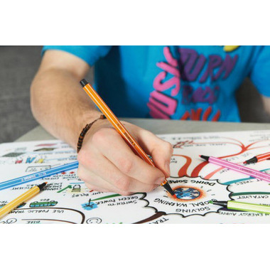 STABILO Stylo Fibre Pen 68 1mm 6820-1 20 couleurs Big Pen