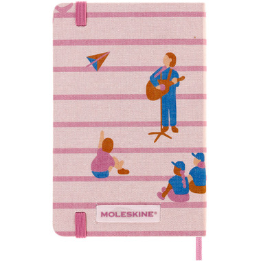 MOLESKINE Notizbuch SAKURA 9x14cm 56598851458 rosa, liniert, 192 Blatt, HC