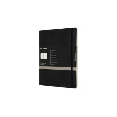 MOLESKINE Notizbuch Pro 25x1,3x19cm 620831 schwarz, 192 Seiten