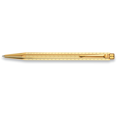 CARAN D'ACHE Penna sfera 898.208 oro Ecridor Chevron