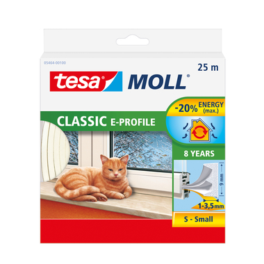 TESA Sealing strips Classic 9mm×25m 546400100 bianco