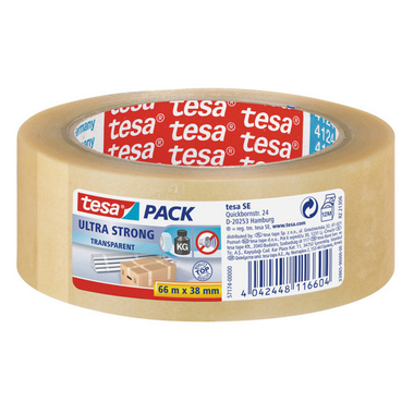TESA Tesapack ultra strong 38mmx66m 571740000 transparent, reissfest