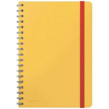 LEITZ Livre spirale Cosy B5 4527-00-19 ligné, 90g jaune