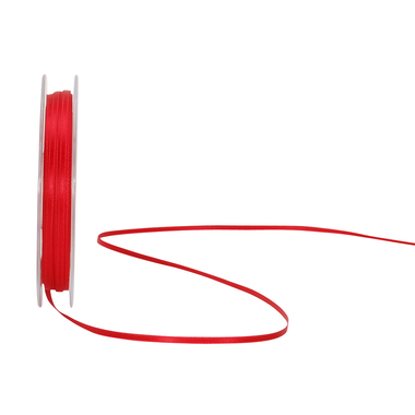 SPYK Bande au satin 2088.0322 3mmx50m rouge