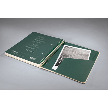 CONCEPTUM Taccuino bamboo A5 CO672 nero, 160 S., colorato