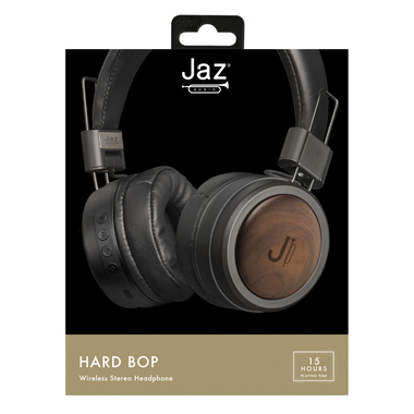 Faltbarer Bluetooth-V5.0-Stereoheadkopfhörer mit integriertem Mikrofon und Bedienelementen, Holz-Finish, gepolsterten Hörmuscheln und TF-Kartenleser.