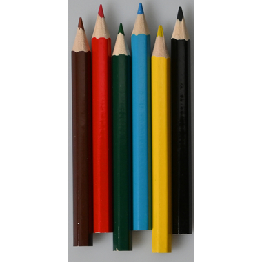 ROOST Matite colorate mini KL320 4,5x8,7cm 6 pezzi