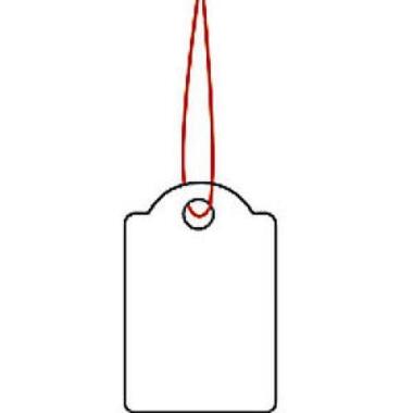 HERMA Hang Tags 15x24mm 6902 red thread 1000 pcs.