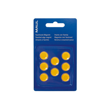 MAUL Magnete 15mm 6175213 gelb 8 Stück