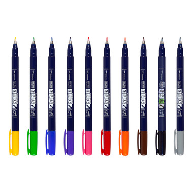 TOMBOW Kalligraphie-Stift WS-BH WS-BH-48P-A Fudenosuke, Display