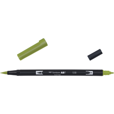 TOMBOW Dual Brush Pen ABT 158 oliva scuro