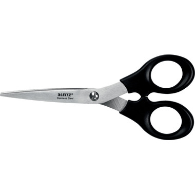 LEITZ Edelstahl Schere 16.5cm 5423-00-95 schwarz