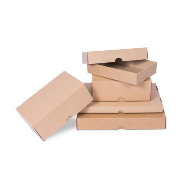 Slip box incl. base and lid in brown 302x215x25mm