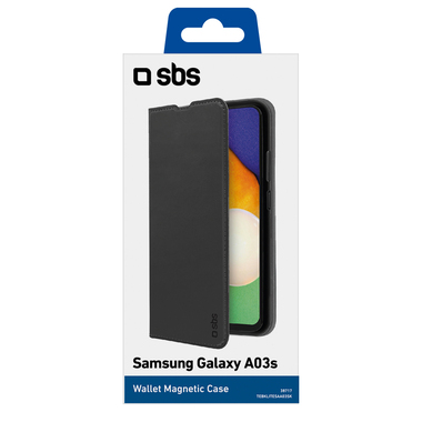 Book-style case with card holder pockets for Samsung Galaxy A03s