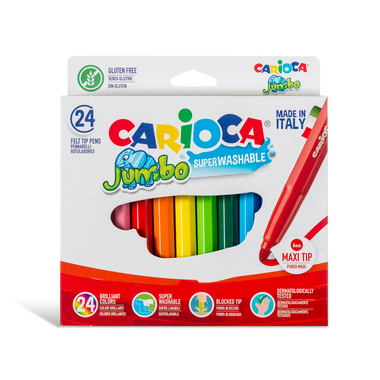CARIOCA Feutre Jumbo box 6mm 40570 24 pcs.