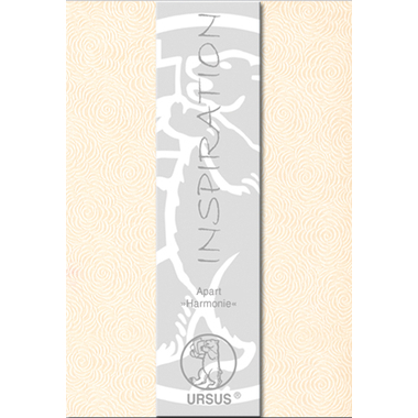URSUS Papier nature 23x33cm 60670011 200g, vanille 5 feuilles