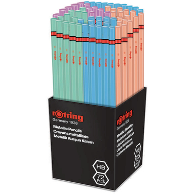 ROTRING Bleistift HB 2090067 Metallic Mixed 72 pcs.