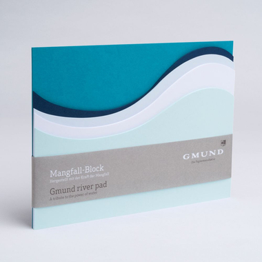 GMUND Berg&Tal Bloc A5 32846 turquoise, blanko 35 feuilles