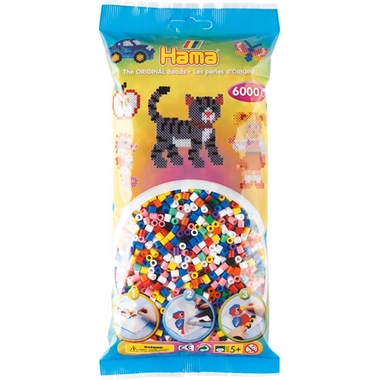 HAMA Perline Midi G101205-00 Mix 00, assort. 6000 pezzi