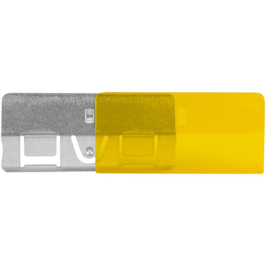 BIELLA Klarsichthülsen 60x30cm 27360220U gelb 25 Stück