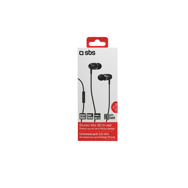 Stereo High Quality Wood in-ear earset Jack 3,5 mm with answer button for Smartphones