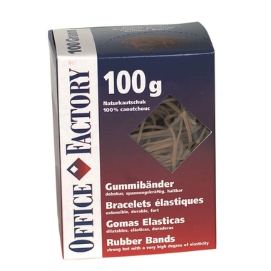 SMART OFFICE Elastici 80mmx3mm 601132 catout. naturale 100g