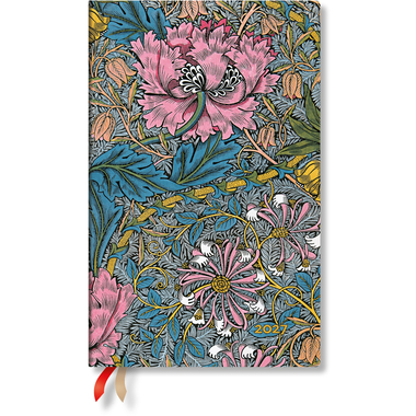 PAPERBLANKS Agenda Chèvrefeuille 2027 FF2136-1 1S/2P HOR Maxi SC FR 13.5x21cm