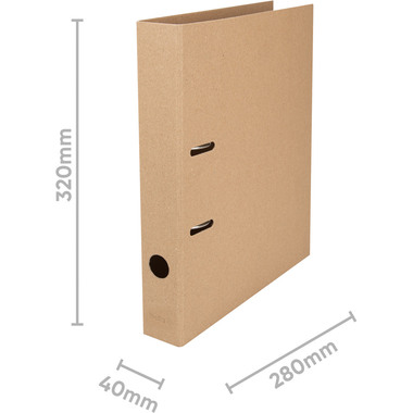 BIELLA Cartella Design minimale 4cm 11440410U marrone A4