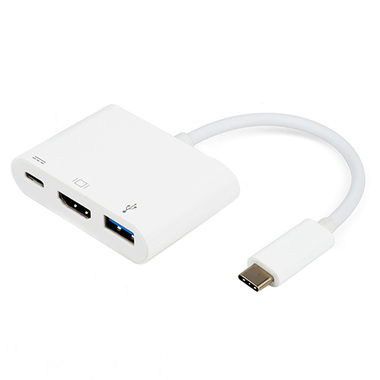 Hub USB-C, USB-C/HDMI/USB-A, 1080p, noir | Vivanco