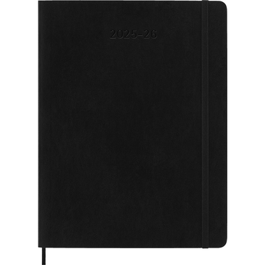 MOLESKINE Agenda settimanale note 25/26 8056999275495 18M foderato SC nero 19x25cm