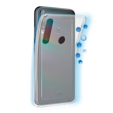 Coque souple, transparente et anti - microbes pour Huawei P40 Lite E