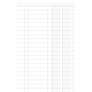 BÜROLINE Quaderno E6 533876025 2 rubrica 90g
