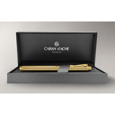 CARAN D'ACHE Penna sfera 898.208 oro Ecridor Chevron