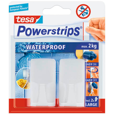 TESA Powerstrips Wave 597010000 bianco
