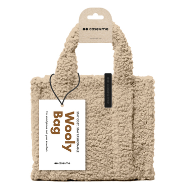 Thanks to its woolly finish, this bag will keep your devices warm and help you stand out wherever you go