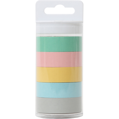 I AM CREATIVE Washi Tape Set 4085.103 Pastell 5 Stück