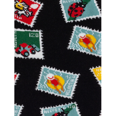 Stamp socks 2024, Dilly Socks, Black Collection, 36-40 Socks black, eco-tex and GOTS certificate