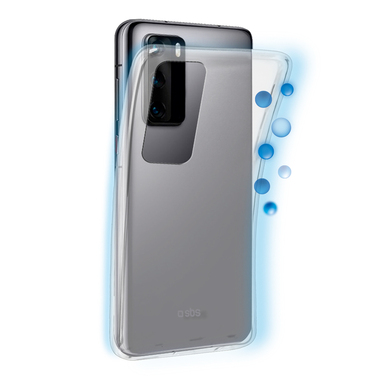 Coque souple, transparente et anti - microbes pour Huawei P40.