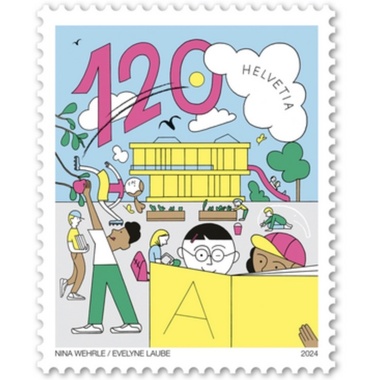 Sonderumschlag Crypto Stamp CHLI, Arancione Francobolli singoli (2 francobolli, valore facciale CHF 17.00) su busta speciale C5, con annullo