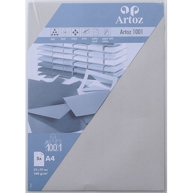ARTOZ Bogen 1001 A4 107796142 100g, lichtgrau 5 Blatt