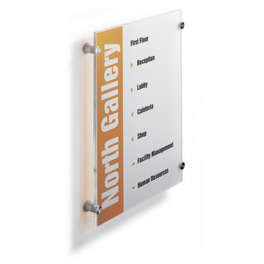 DURABLE Plaque d.porte Crystal Sign A3 482619 transparent, acryl. 297x420mm