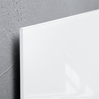 SIGEL Lavagna magnetico vetro GL111 bianco 480x480x15mm