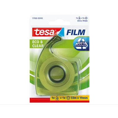 TESA Handabroller grün, inkl. 1 Rolle