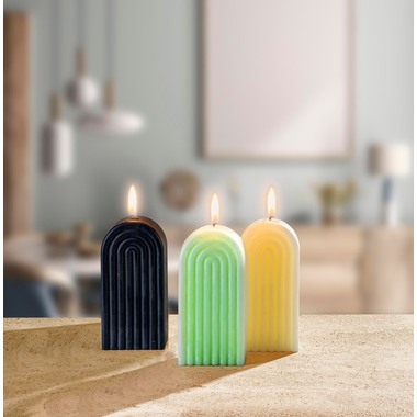 GLOREX Kerzengiessform 12x6x3.7cm 69732090 Bogen klein