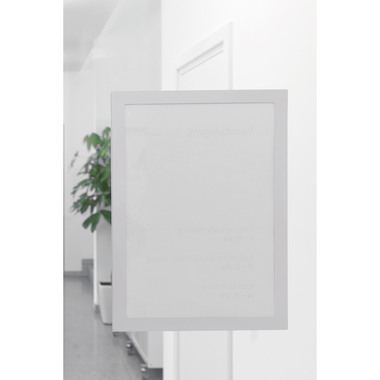 MAGNETOPLAN Cornice info. A3 1132032 autoadesivo, argento 2 pezzi