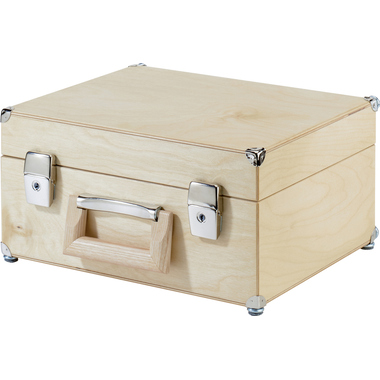 FRANKEN Moderationskoffer 35x18x27 cm UHMMKCH U-Act!Line, Birkenholz