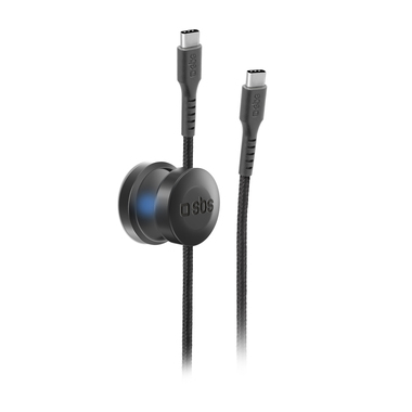 Cavo USB-C-USB-C antigroviglio con supporto magnetico